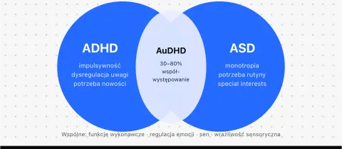 ADHD a autyzm — różnice, podobieństwa i AuDHD