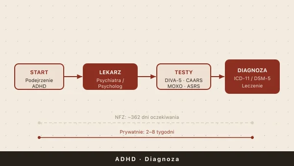 Diagnoza ADHD w Polsce — jak ją uzyskać krok po kroku?