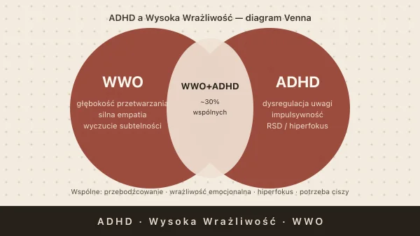 ADHD a wysoka wrażliwość WWO — różnice i nakładanie