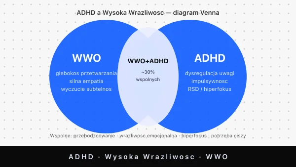 ADHD a wysoka wrażliwość WWO — różnice i nakładanie