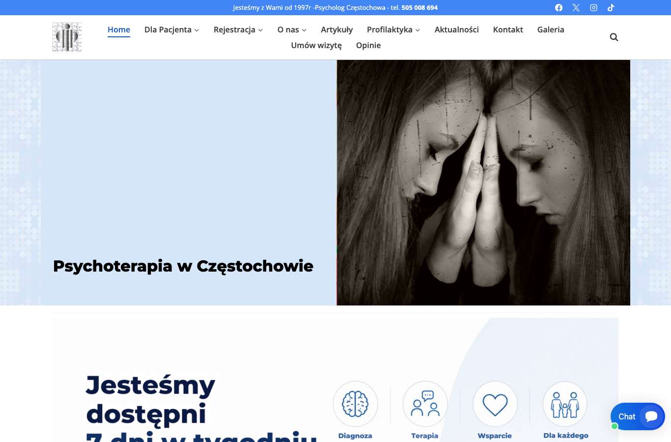 Zrzut strony głównej zespolpip.pl z 25 września 2026