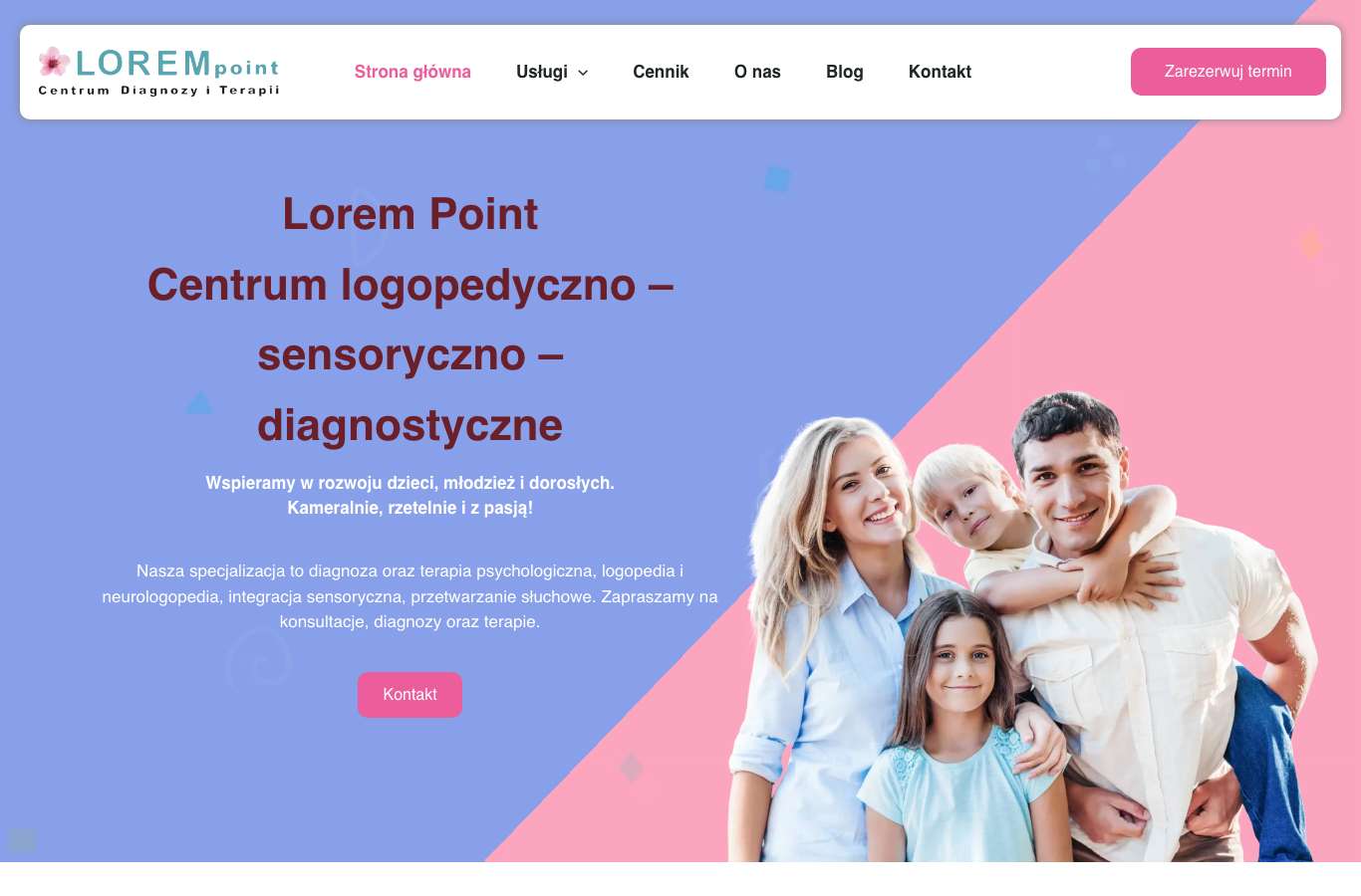 Zrzut strony głównej lorempoint.pl z 25 września 2026